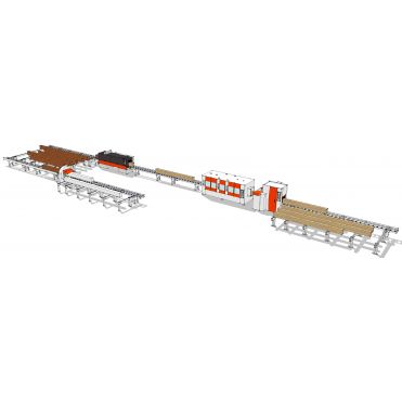 Linia wyko�czaj�ca do drewnianych belek Typ 3 C.M. MACCHINE